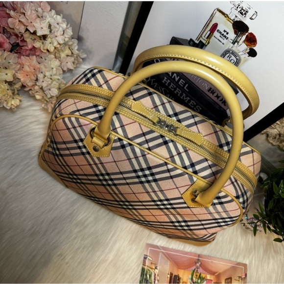 BURBERRY Large PINK BOSTON - Picture 2 of 14